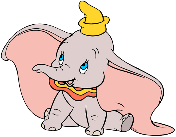 Image Result For Free Dumbo Clipart Circus Party, Leo, - Dumbo Clipart (573x445), Png Download