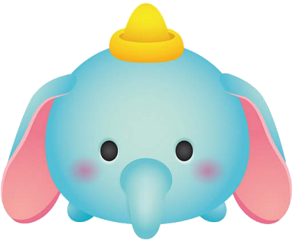 Disney Tsum Tsum Dumbo Png (420x420), Png Download