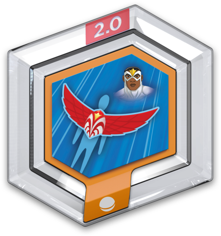 Falcons Wings-l - Disney Infinity Power Disc A Small World (600x600), Png Download