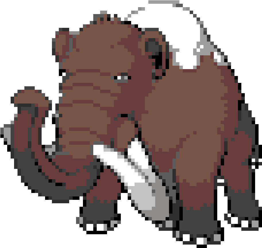 Mammoth - Fakemon Sprites (600x600), Png Download