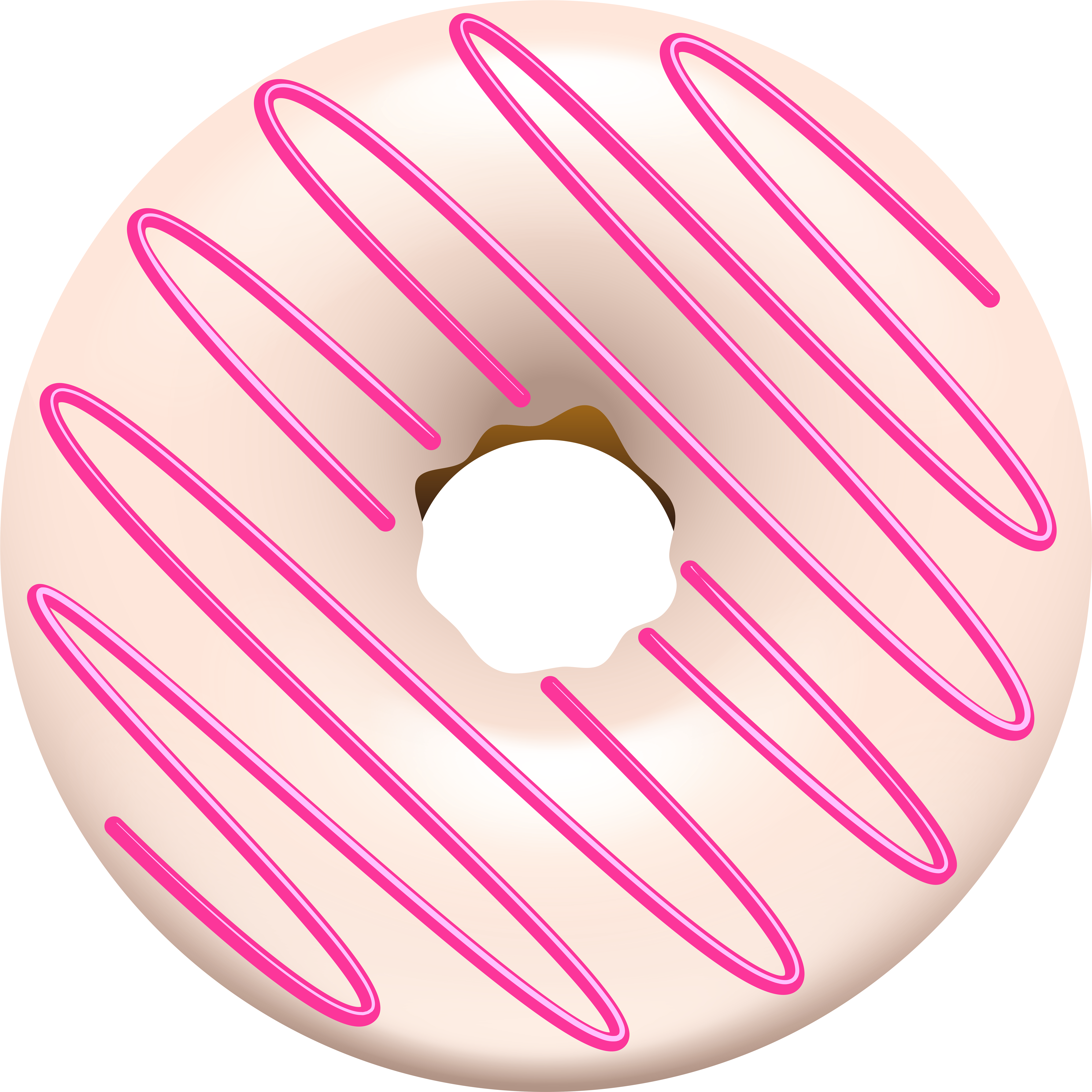 White Donut Png Clip Art Image Gallery (7000x7000), Png Download