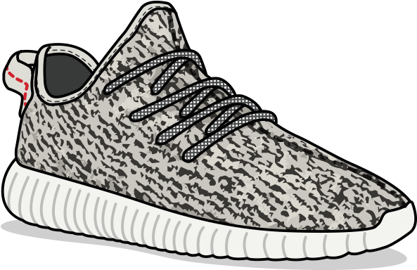 yeezys drawing