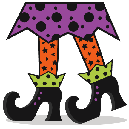 Wicked Witch Legs Clipart - Witches Legs Clip Art (432x432), Png Download