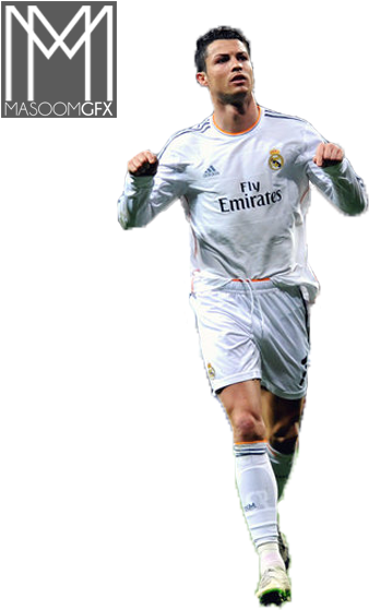 Cristiano Ronaldo Clipart Ronaldo Png - Cristiano Ronaldo Real Madrid 2018 Png (500x625), Png Download
