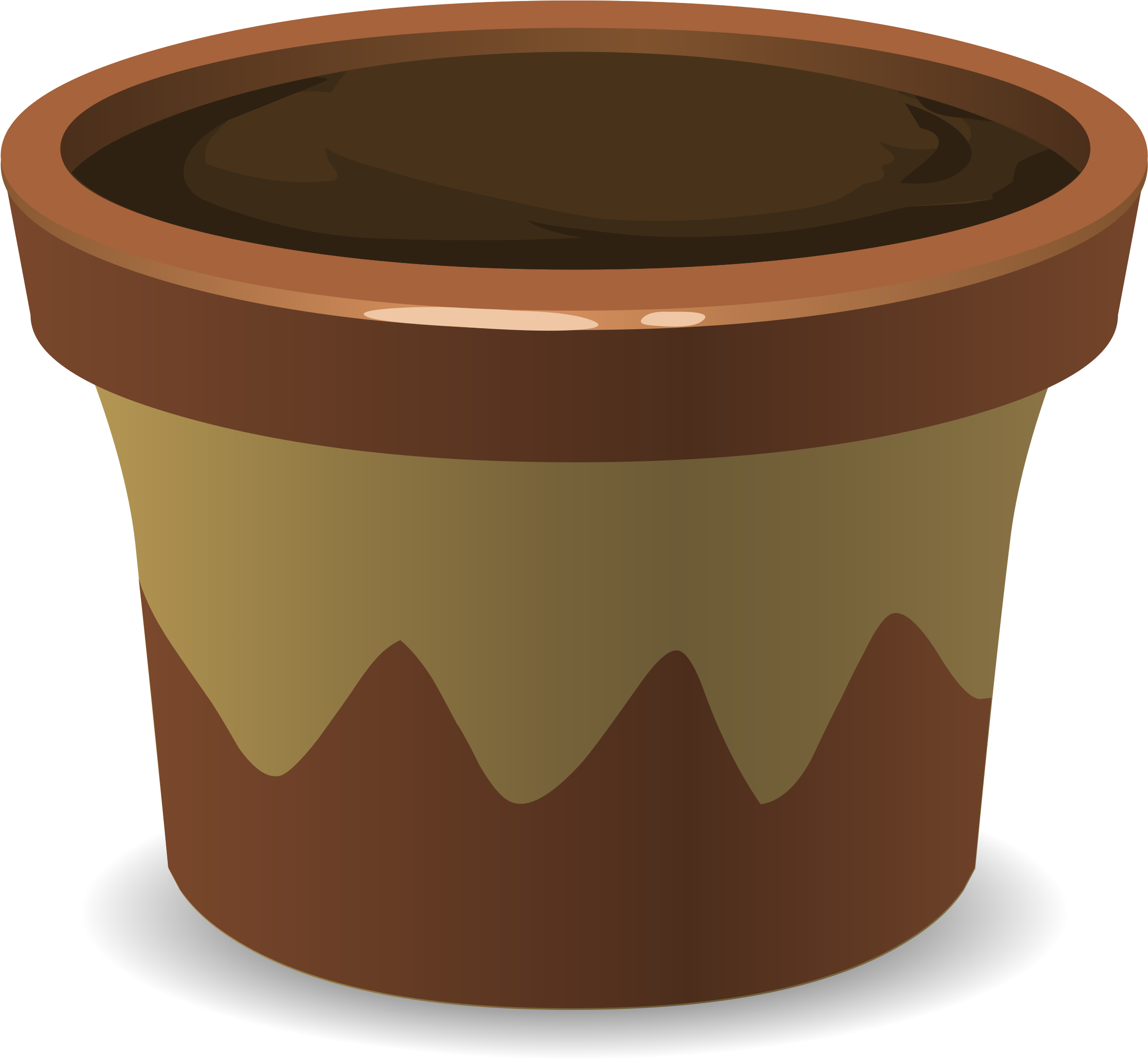 This Free Icons Png Design Of Plant Pot From Glitch (2400x2232), Png Download