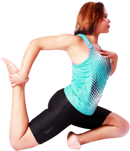 Yoga Png Transparent Image - People Png (500x547), Png Download