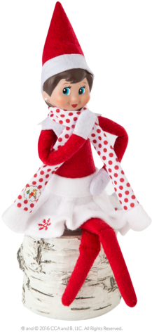 The Elf On The Shelf® - Claus Couture Collection Snowflake Skirt & Scarf (500x500), Png Download