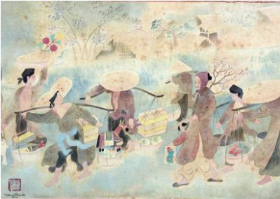 Le Retour Du Marché - Art (398x598), Png Download