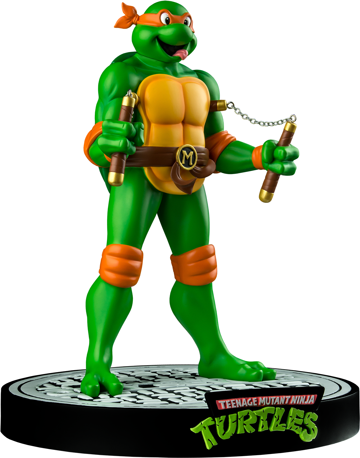 Teenage - Ikon Collectables Tmnt Michelangelo (1228x1500), Png Download