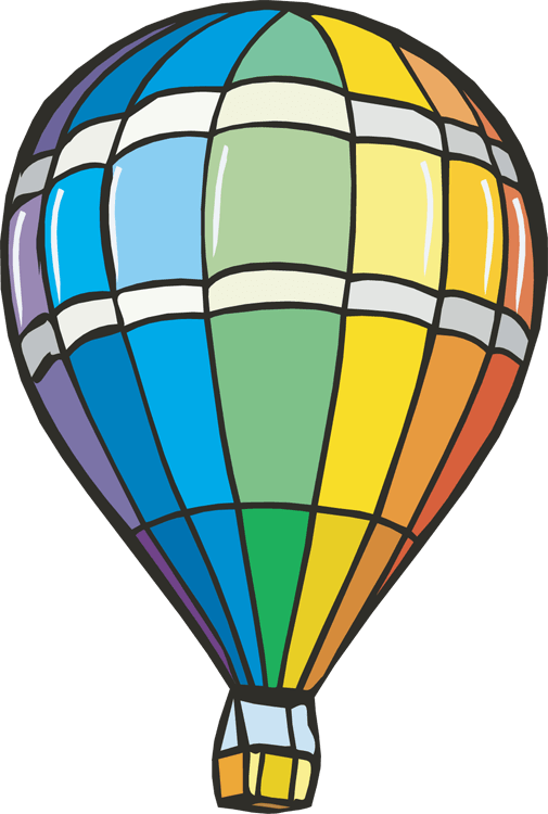 Parachute - Hot Air Balloon Clipart (505x750), Png Download