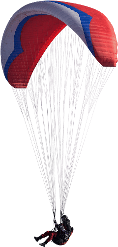Ftestickers Parachute Adventure Parachutist People - Parachute (240x500), Png Download