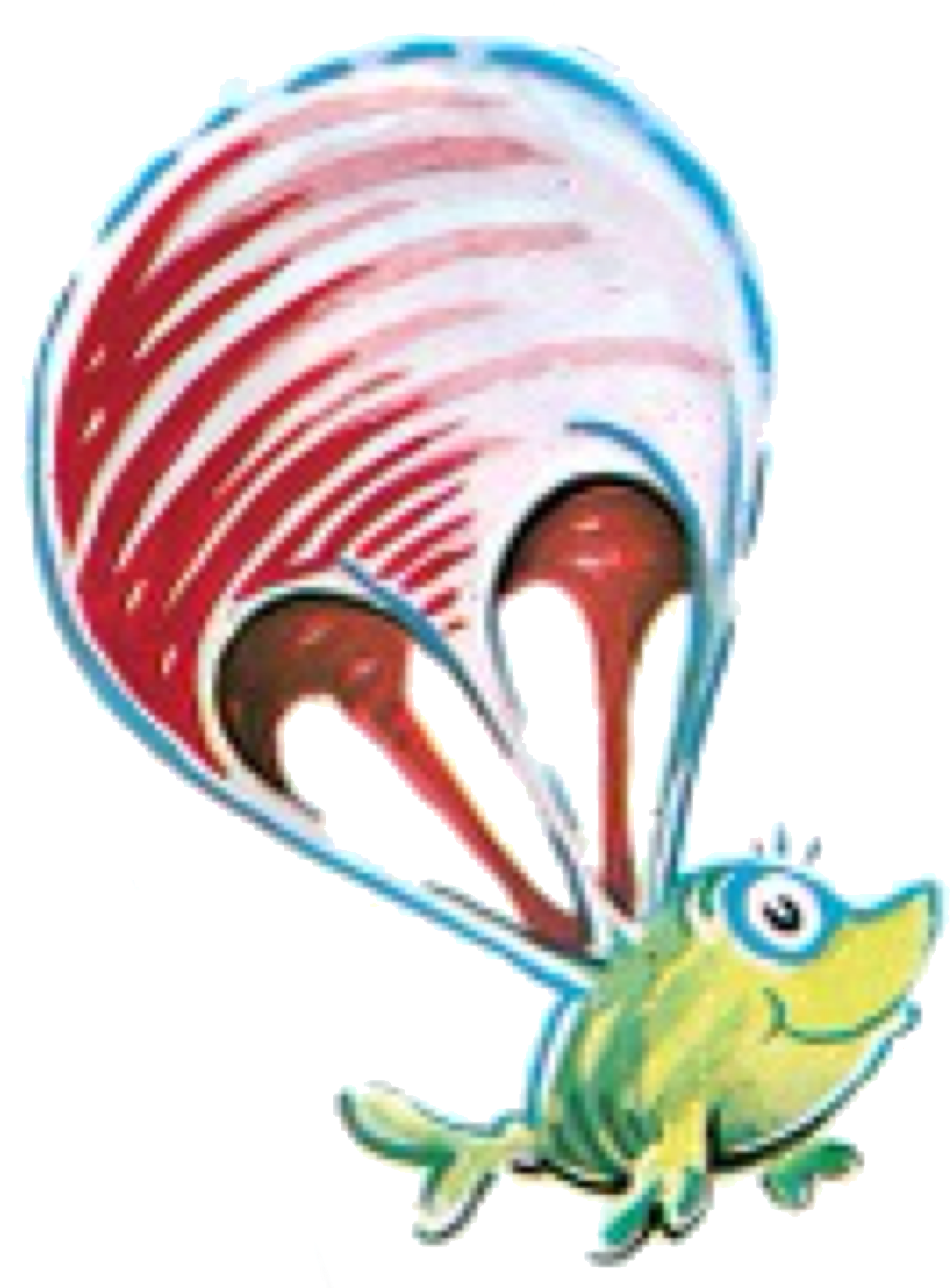 Parachute Fish - Png - Wiki (1565x2048), Png Download