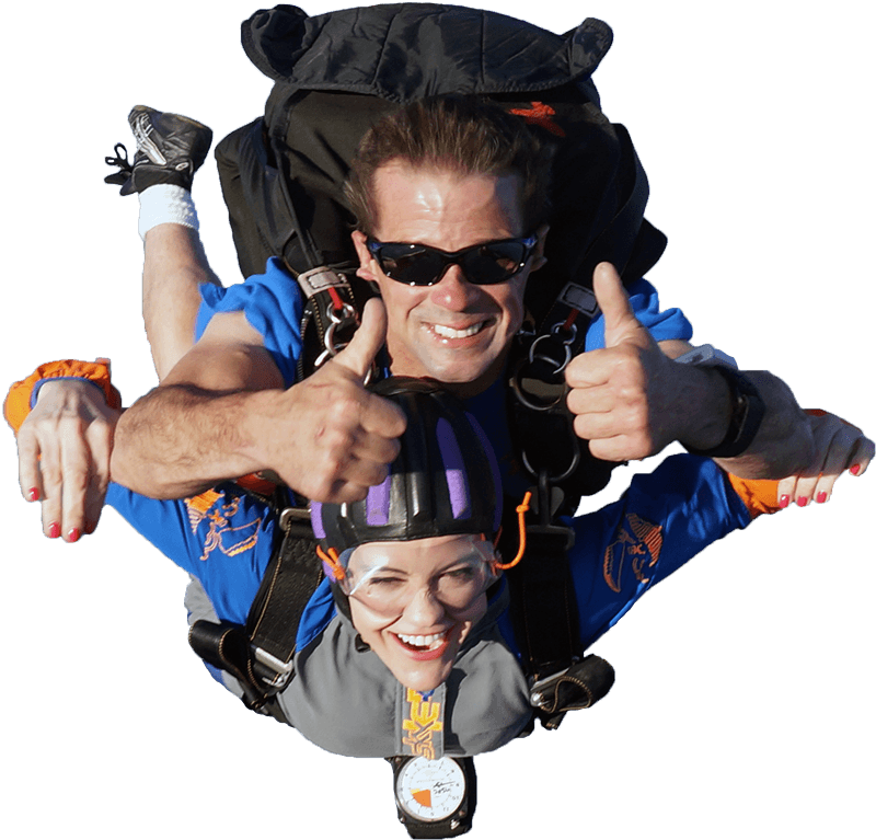 Tandem Skydiving - Teacher (800x767), Png Download