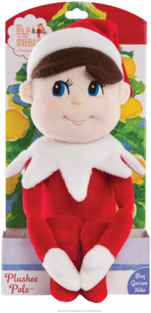 The Elf On The Shelf® Scout Elf Plushee Pal® - Light Skin (334x500), Png Download