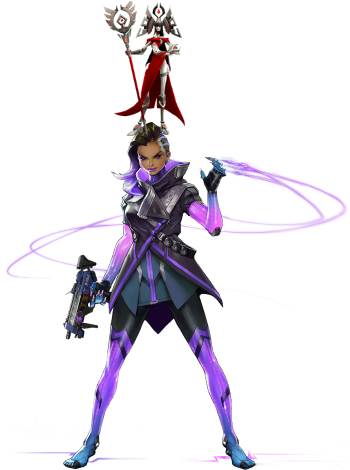 Mediayou've - Sombra Overwatch Shoes (420x480), Png Download