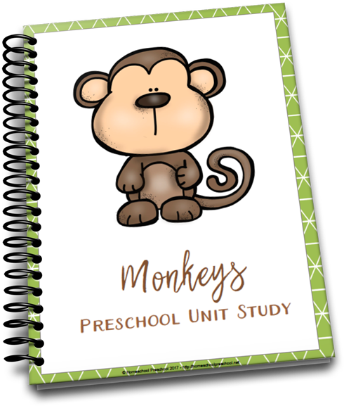 B942f7822c5c1486555585 Monkeys Prek Unit - Monkey (550x681), Png Download