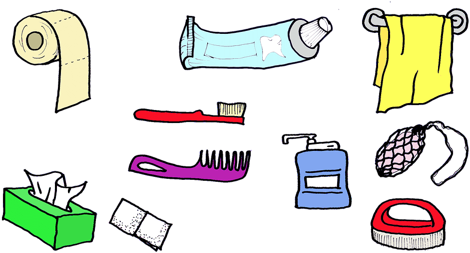 Personal Hygiene Clipart At Getdrawings - Utensilios De Higiene Personal (960x540), Png Download