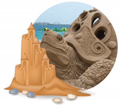 Contests - Sandcastles (400x356), Png Download