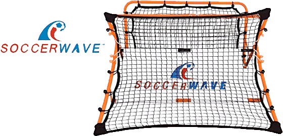 The Ultimate Soccer Training Tool - Soccerwave Jr. 2 In 1 Soccer Rebounder (560x271), Png Download