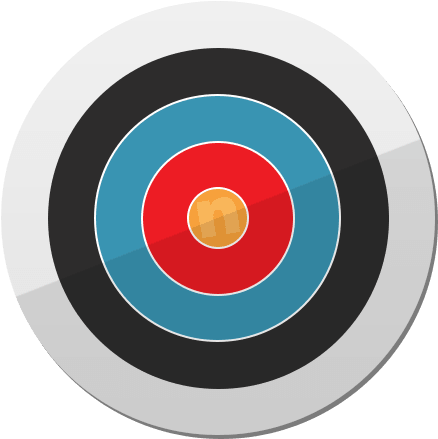Bullseye - Portable Network Graphics (500x500), Png Download