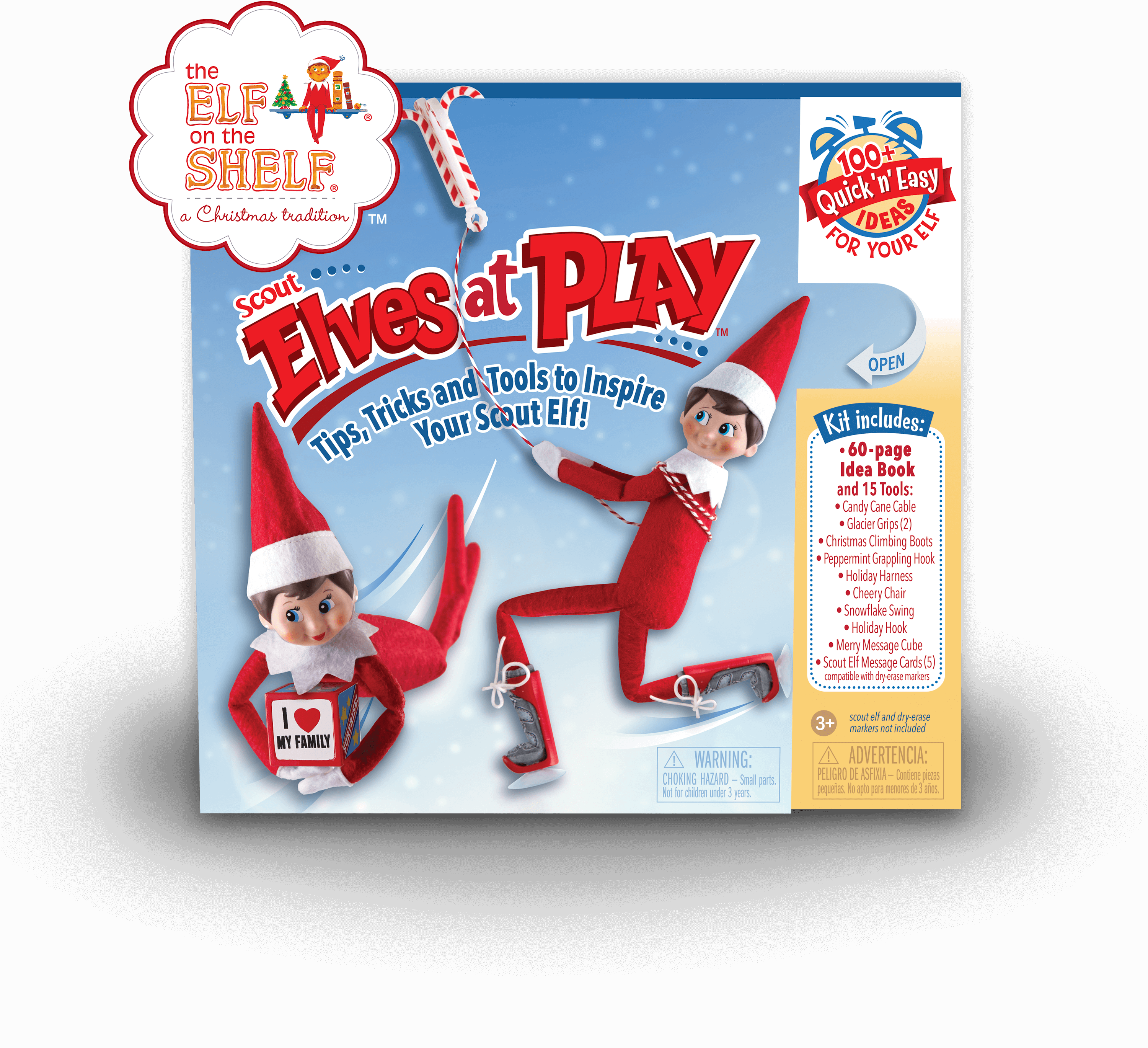 The Elf On The Shelf® - Elf On The Shelf Scout Elves (3000x2738), Png Download