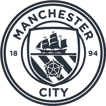 Manchester City Football Club - Dream League Soccer 2018 Logo Man City (600x600), Png Download