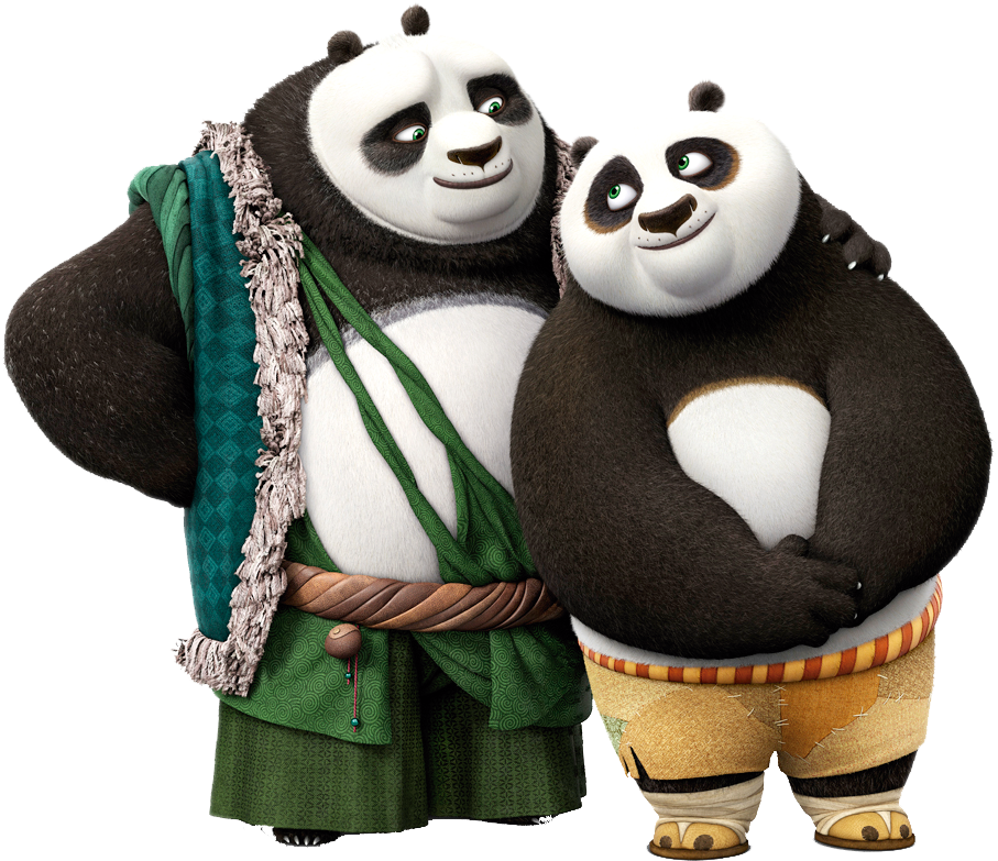 Kung Fu Panda Png Free Image - Room Mates Dreamworks Kung Fu Panda 3 Peel And Stick (918x793), Png Download