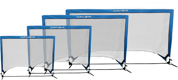 Alpha Gear Elite Pop Up Goals New Square Design - Pop Up Soccer Goal Rectangle (604x273), Png Download