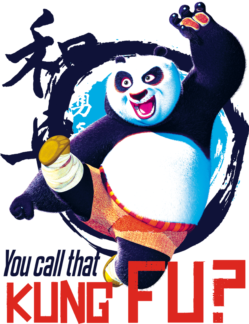 Kung Fu Panda Kung Fu Kid's T-shirt - Kung Fu Panda/kung Fu Junior Sheer (850x1152), Png Download