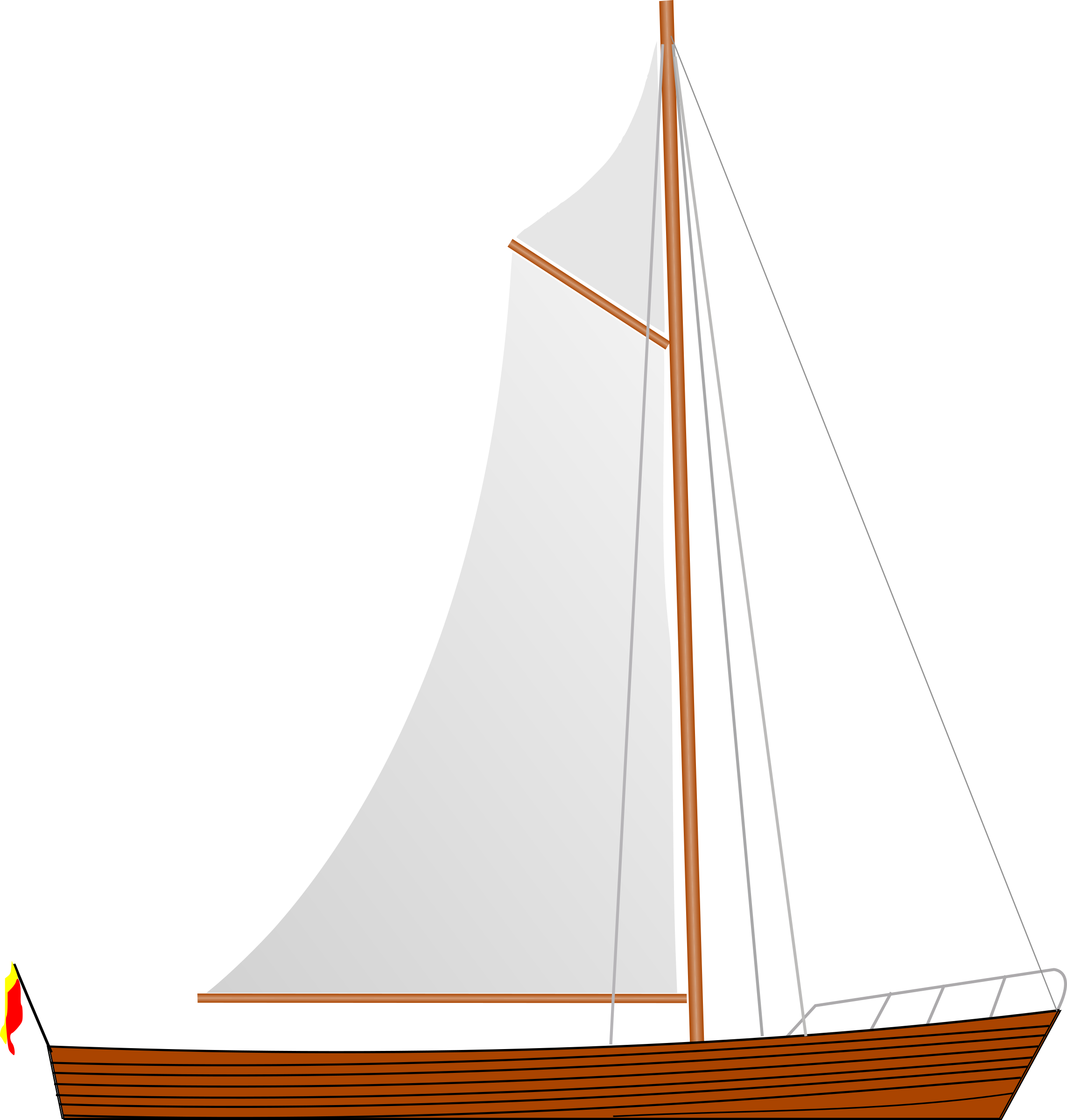 Big Image - Sailboat Clipart (2286x2400), Png Download