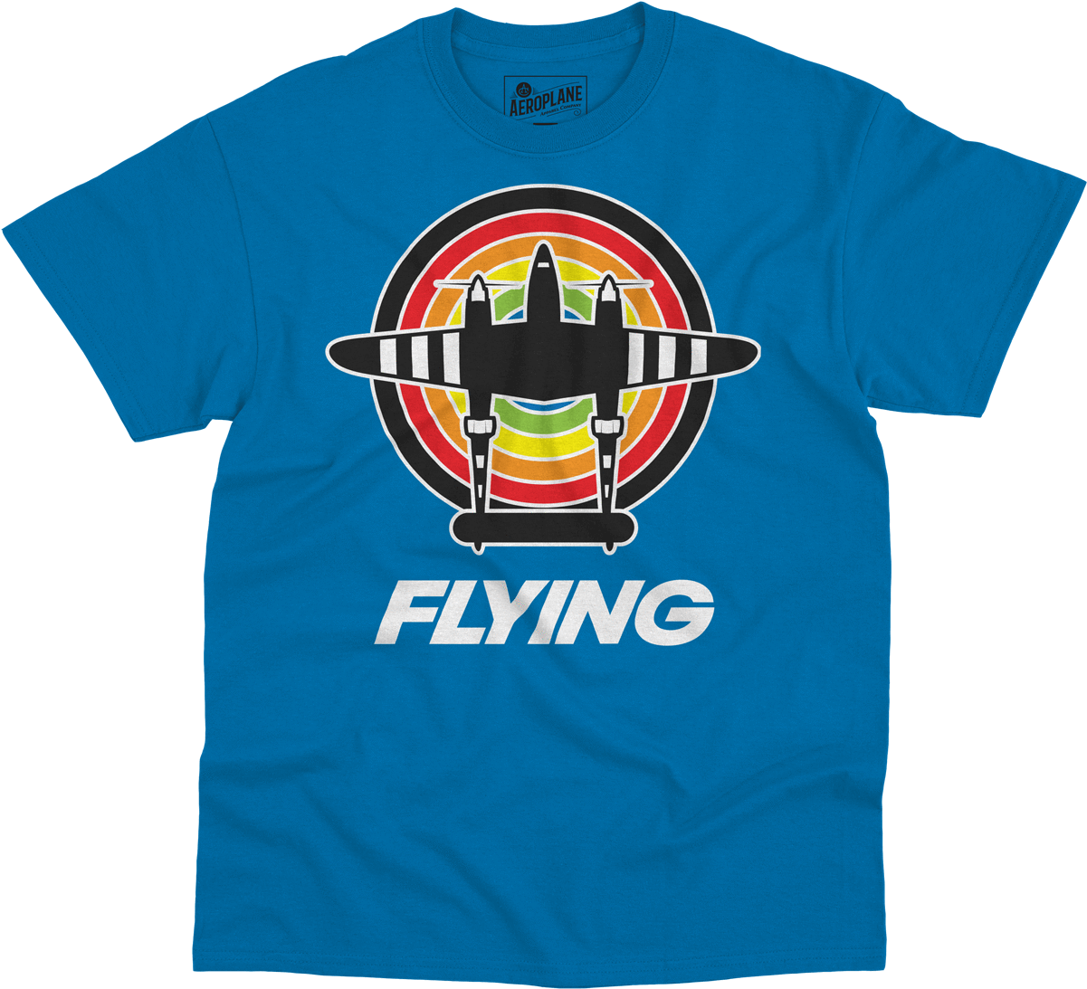 Flying Bullseye Flying Aero Shop T-shirt - Flying (1200x1200), Png Download