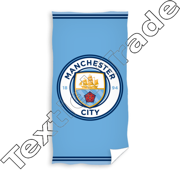 Manchester City Velour Beach Towel - Manchester City Badge 2018 (630x630), Png Download