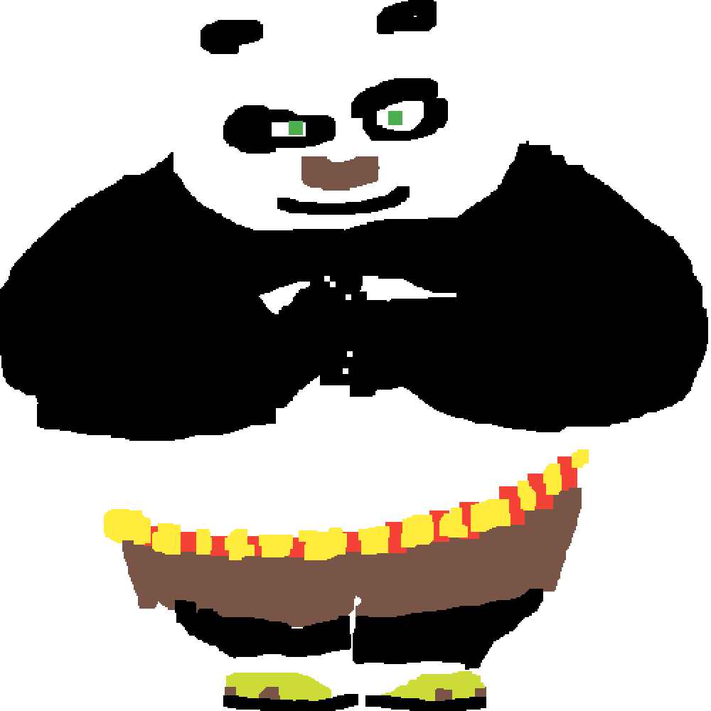 Po The Kung Fu Panda - Kung Fu Panda (1000x1000), Png Download