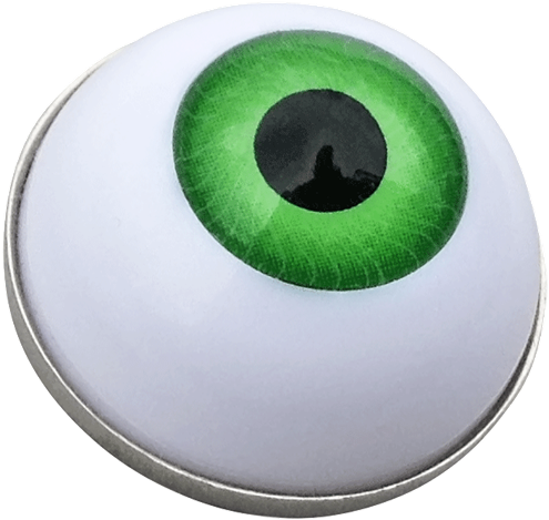 Eye Ball Marker & Hat Clip - Readygolf - Eye Ball Marker & Hat Clip - Green (500x500), Png Download
