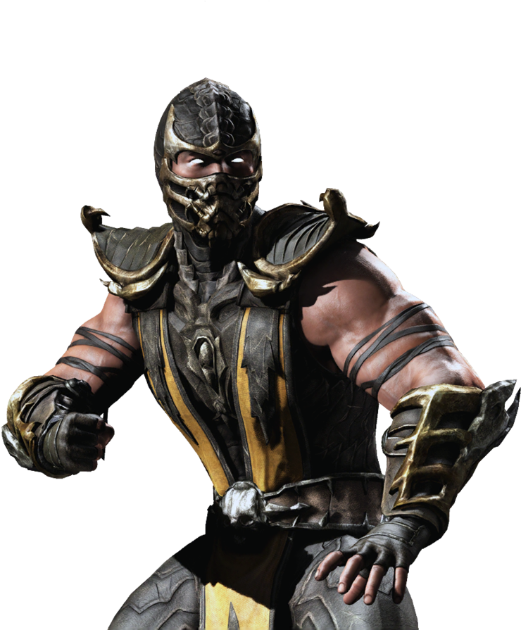 Mortal Kombat X Ios Scorpion Render 3 By Wyruzzah-d8p0m53 - Scorpion Mortal Kombat 9 Png (894x894), Png Download