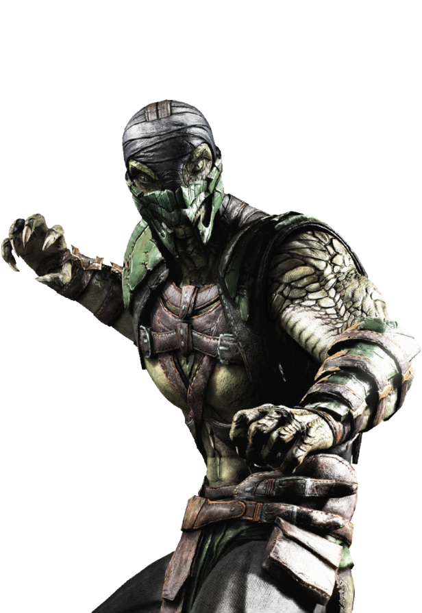 Mortal Kombat X Ios Reptile Render 3 By Wyruzzah-d8p0p2a - Рептилия Мортал Комбат Х (894x894), Png Download