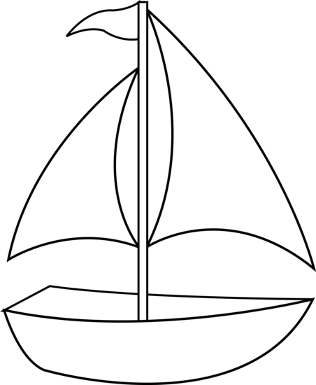Clipart Best - Small Sail Boat Clipart (452x550), Png Download