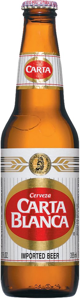 Carta Blanca - Cervecería Cuauhtémoc Moctezuma, Sa (260x963), Png Download