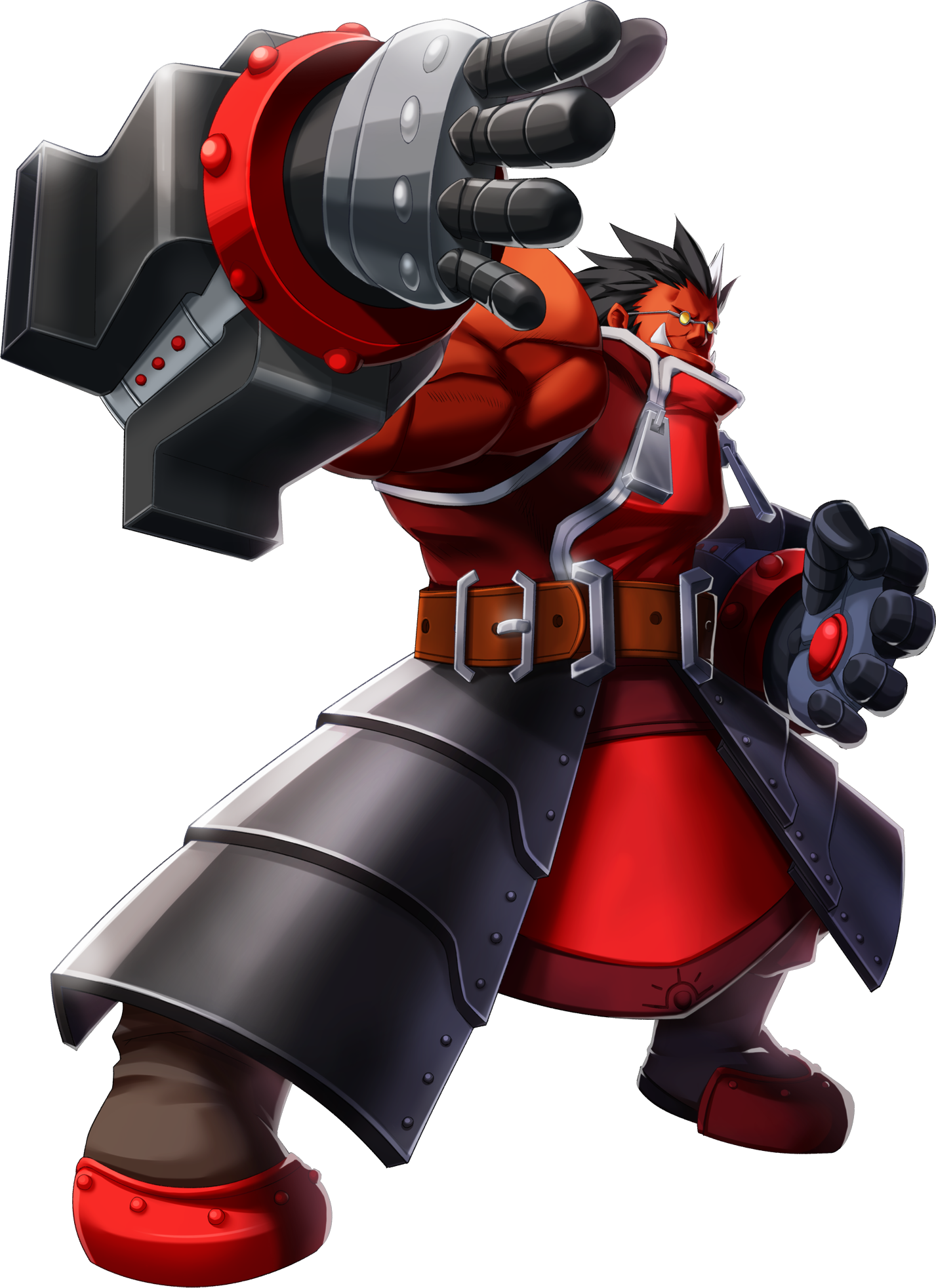 Return To Tfg's Mortal Kombat X Review - ブレイ ブルー 赤 鬼 (471x600), Png Download