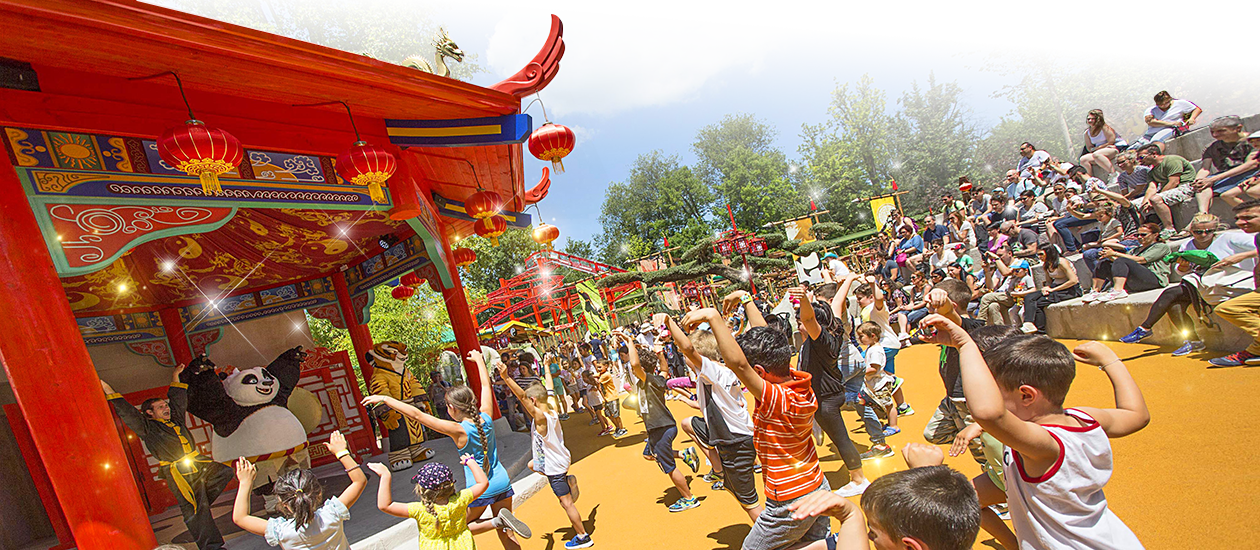 Kung Fu Panda Academy - Gardaland (1260x550), Png Download