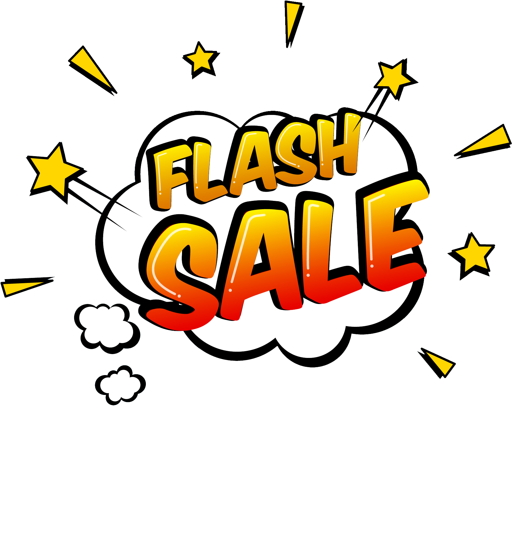 Flash Sale Banners Png - Flash Sale Free Banner (2000x2000), Png Download