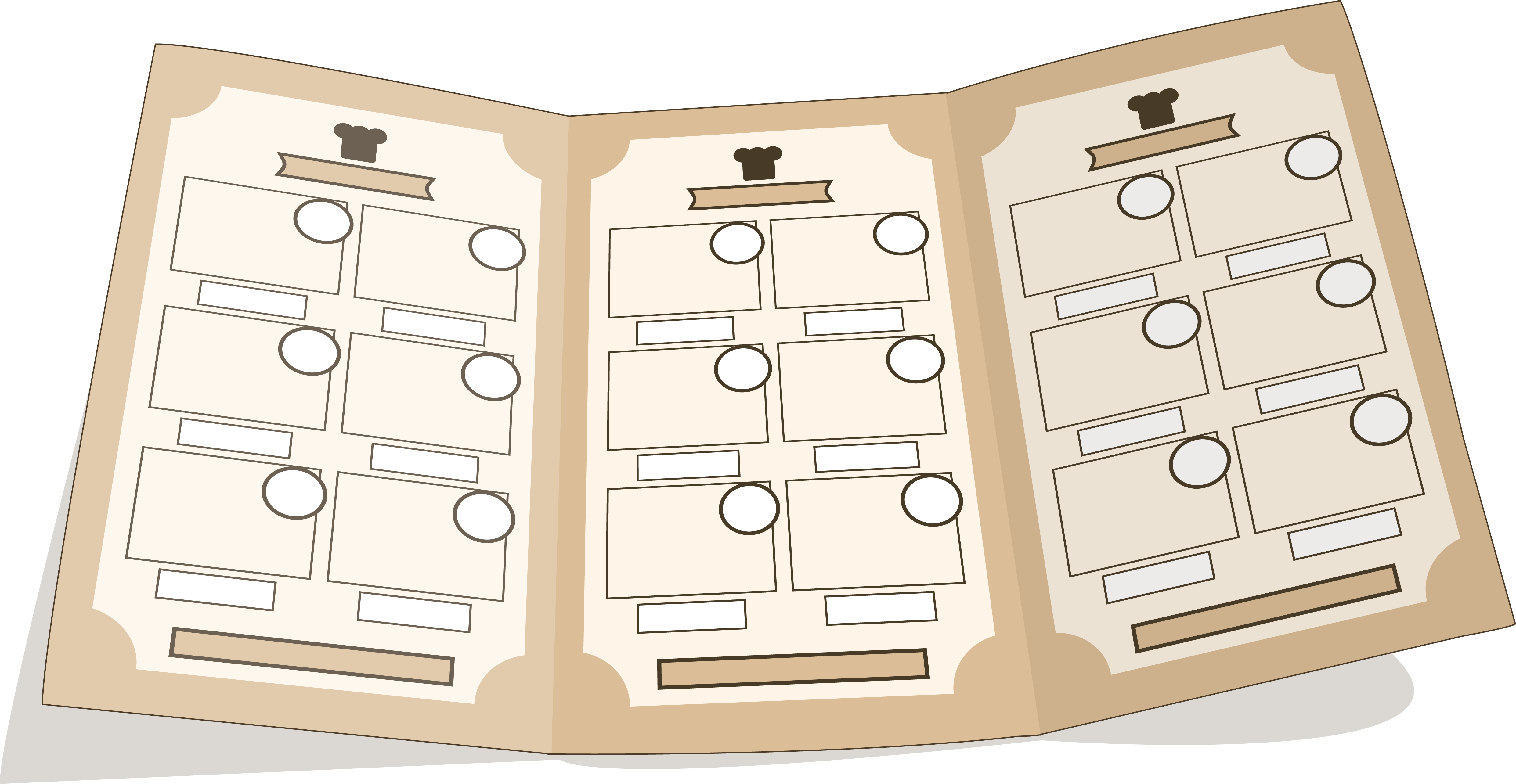 Carta Menú Abierta - Plywood (4968x2570), Png Download