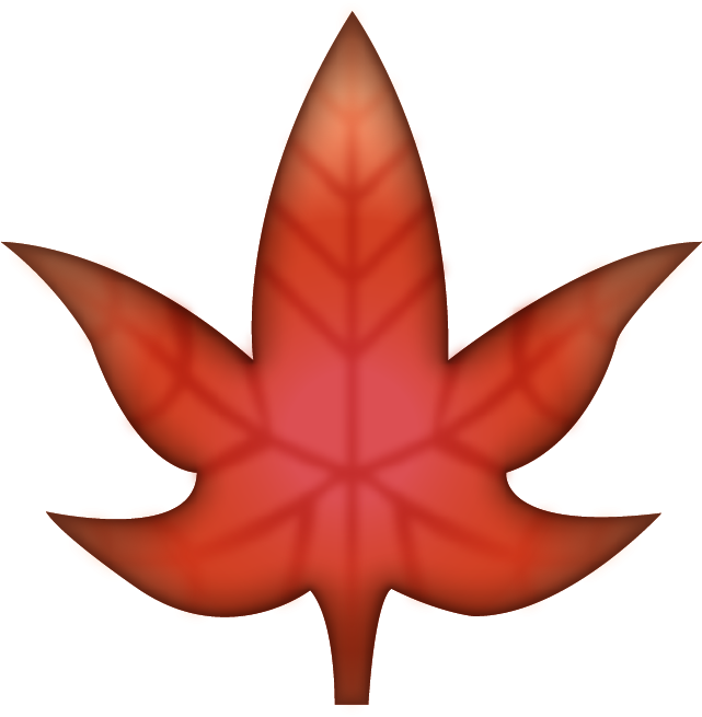 Maple Leaf Emoji Transparent (582x600), Png Download