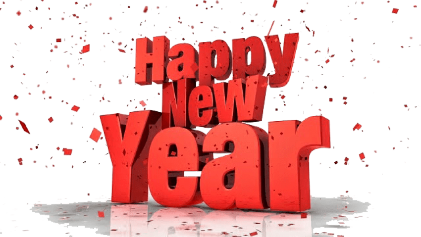 New Year 2017 Png - New Year Email Design (640x360), Png Download