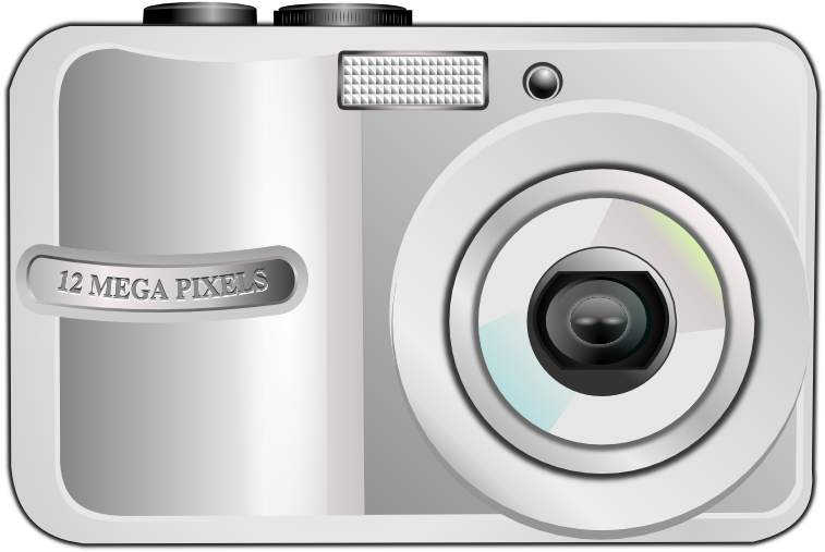 Clipart - Camera - Digital Camera Images Clip Art (800x622), Png Download