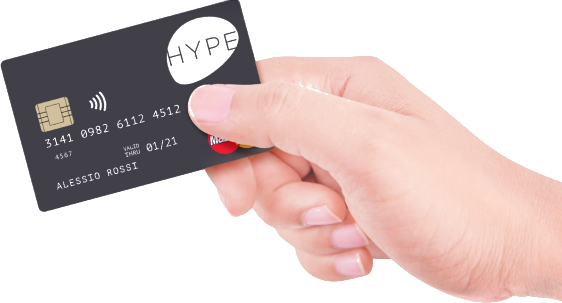 Carta Hype - Codice Iban Carta Hype (2001x1108), Png Download