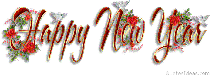 New - New Year 2017 Wishes Gif (700x274), Png Download