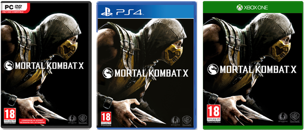 Mkx Box Art - (pre-owned) Mortal Kombat X Xbox One Game (611x264), Png Download