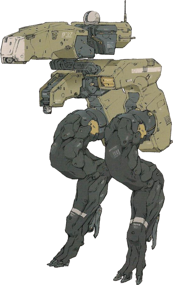 Moonlight Walker - Metal Gear Solid Walkers (560x923), Png Download
