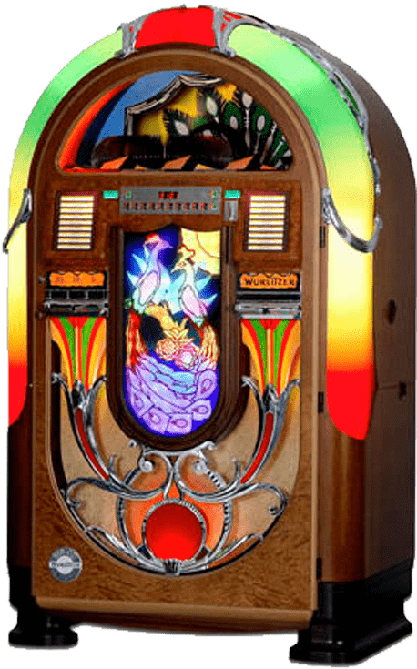 Vintage Wurlitzer Jukebox 850 Peacock Png - Wurlitzer Jukebox Shiny (750x750), Png Download